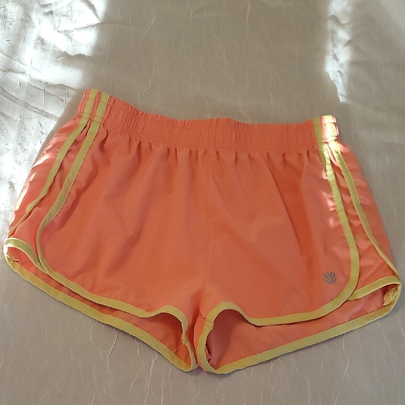 Forever 21 Pants - Forever 21 Orange and Yellow Athletic Shorts Lightweight Design